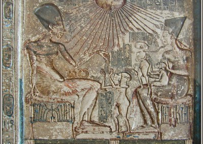 Nefertite e Akhenaton, XiX dinastia, 1554-1080 A.C.