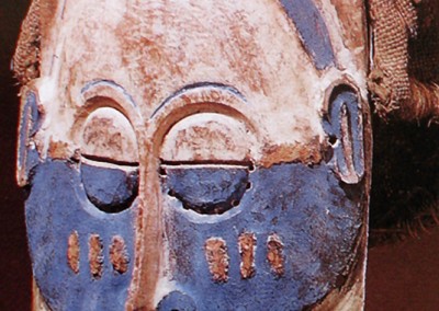 Máscara lulua (Congo).