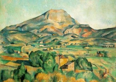 Cézanne, Paul. A montanha Saint Victoire, 1904-06.