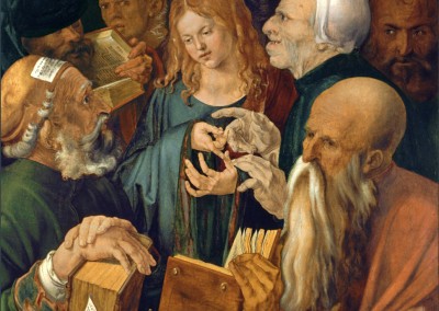 Dürer, Albrecht. Jesus entre os doutores, 1506.