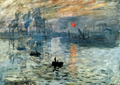 Monet, Claude. Impressão do sol nascente, 1872.