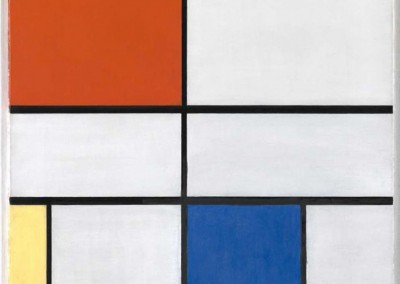 Mondrian, Piet. Composição 3, 1921.