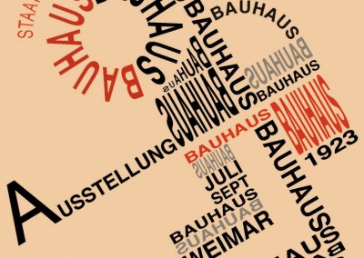 projeto gráfico Bauhaus, 1923.